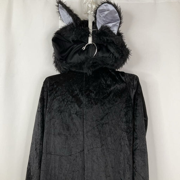 Size 6-8: Black Fuzzy Cat Costume