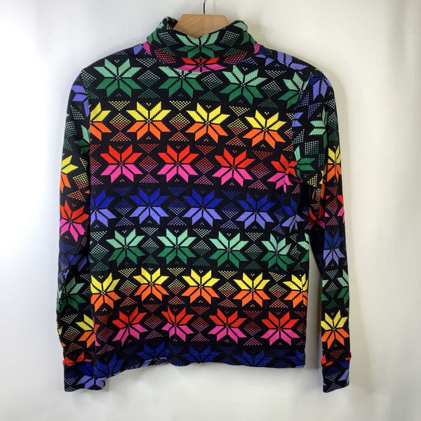 Size 12: Hanna Andersson Rainbow Colors Turtleneck