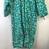 Size 12-18m: Columbia Teal Floral Print Fleece Lined Bunting