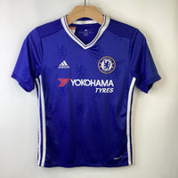 Size 11-12: Adidas Blue Soccer Jersey- Chelsea