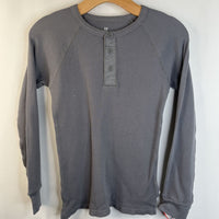 Size 12: Gap Grey Waffle Long Sleeve Shirt