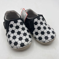 Size 3.5: Stride Rite Black White Toddler Shoes