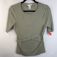 Size M: H&M MAMA Maternity Sage Green Nursing T-Shirt