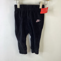 Size 12m: Nike Black Velour Pants