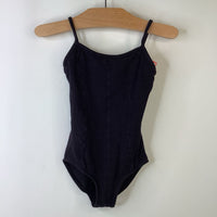 Size 2-4: Mirella Black Strap Leotard