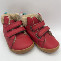 Size 7: Ten Little Red Velcro Boots