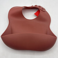 Pink Silicone Bib