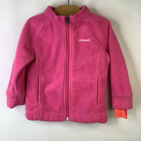 SIze 12-18m: Columbia Pink Zip-Up Fleece Coat