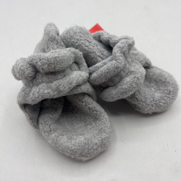 Size 3m: Zutano Grey Fleece Booties