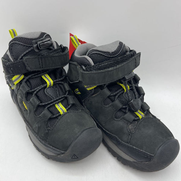 Size 10: Keen Black Toggle/Velcro Strap Waterproof Boots