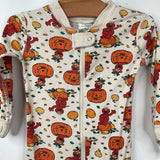 Size 2 (85): Hanna Andersson Creme/Elmo & Pumpkins Print 1pc PJs