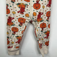 Size 2 (85): Hanna Andersson Creme/Elmo & Pumpkins Print 1pc PJs