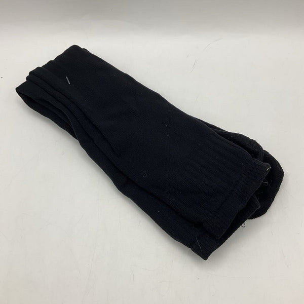 Size OS: Black Soccer Socks