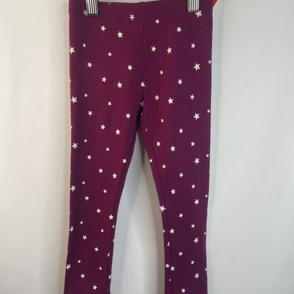 Size 4: Old Navy Marroon White Star Leggings