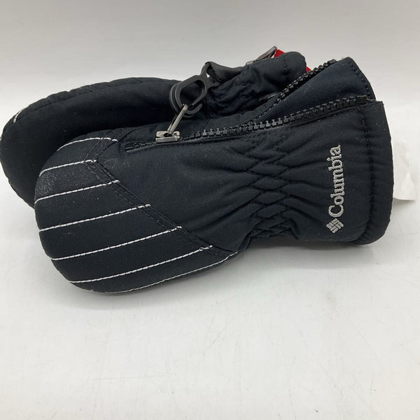 Size OS Infant: Columbia Black/White Snow Mitts