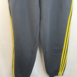 Size 13-14: Adidas Lego Black Yellow Stripes Sweatpants