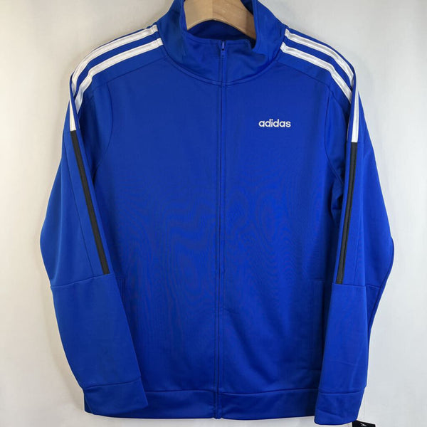 Size 14-16: Adidas Blue Zip-up Training Jacket NEW w/ Tag