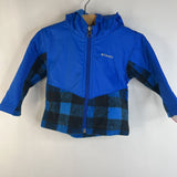 Size 6-12m: Columbia Blue Hooded Fleece Coat