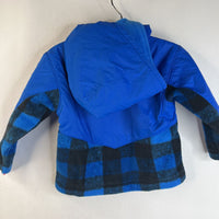 Size 6-12m: Columbia Blue Hooded Fleece Coat