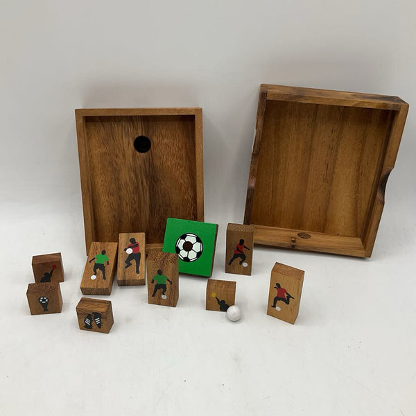 Wooden Tiles Soccer Game