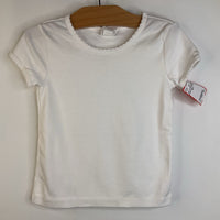 Size 4 (100): Hanna Andersson White T-Shirt