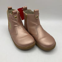 Size 9.5: Bobux Shinny Pink Zipper Boots