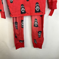 Size 5 (110): Hanna Andersson Star Wars Red Darth Vader Long Sleeve 2pc PJs