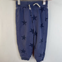 Size 18-24m: Primary Indigo Blue Stars Cozy Pants