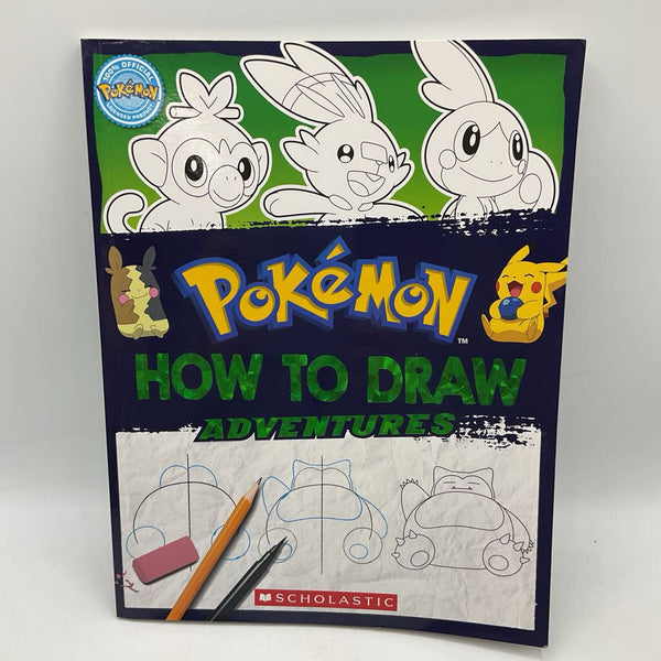 Pokemon How to Draw Adventures (paperback)