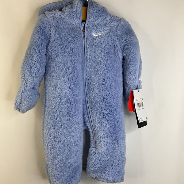 Size 3m: Nike Sky Blue Fuzzy Bunting NEW w/ Tag