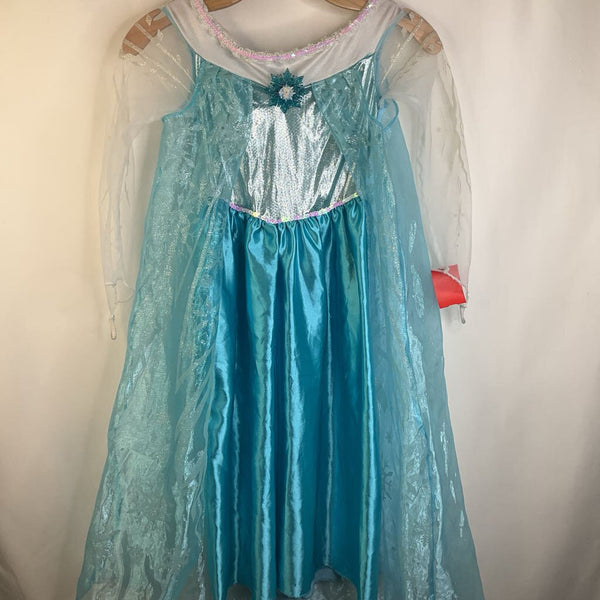 Size 7-8: Disney Frozen Ice Blue 'Elsa' Dress Costume