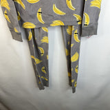 Size 10 (140): Hanna Andersson Grey/Banana In Sunglasses Print 2pc PJs