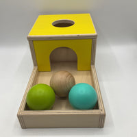 Lovevery Wooden Yellow Ball Drop