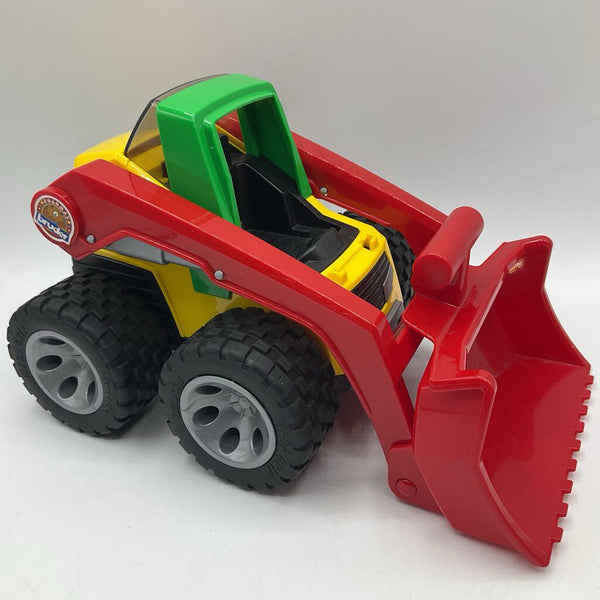 Red/Yellow/Green Plastic Bulldozer