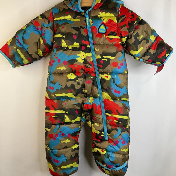 Size 12m: Burton Colorful Camo Puffy Bunting