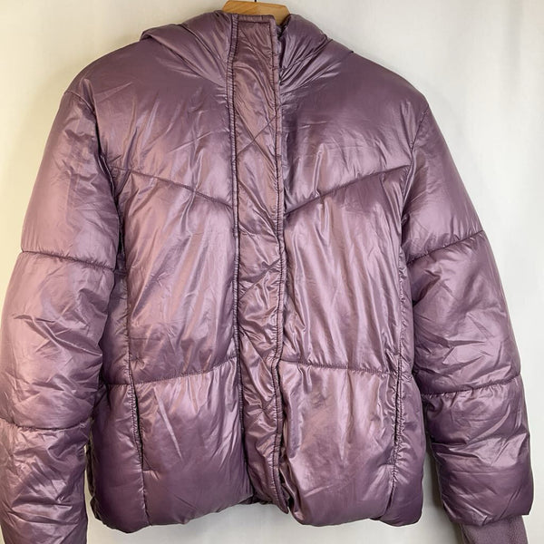 Size 12: Gap Light Purple Zip-Up Puffer Coat