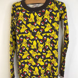 Size 8 (130): Hanna Andersson Brown/Pikachu Print 2pc PJs