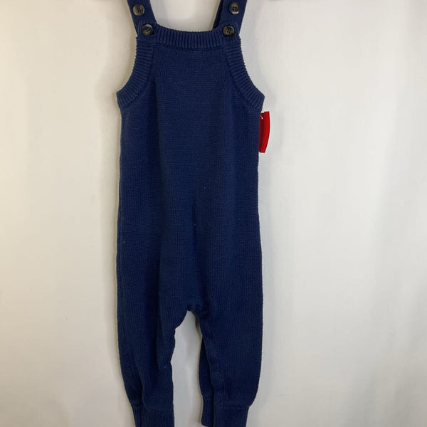 Size 18-24m (80): Hanna Andersson Dark Blue Knitted Tank Romper