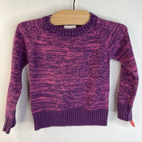 Size 2: Origany Pink & Purple Heathered Knitted Sweaters