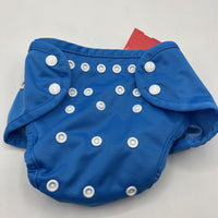 Size OS: Imagine Blue Snap Diaper Cover