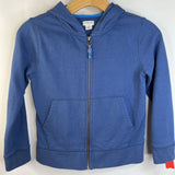 Size 8: Crewcuts Medium Blue Zip-up Hoodie