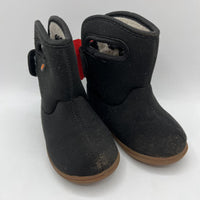 Size 6: Baby Bogs Black Insulated Rain Boots