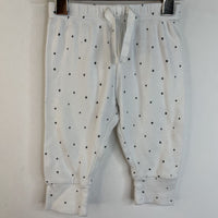 Size 3-6m: Gap White Black Stars Pants