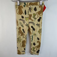 Size 18-24m: Kate Quinn Organics Yellow Leopard Pants