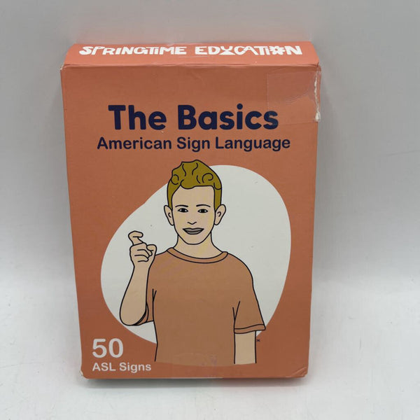 The Basics of American Sign Language Flash Cards