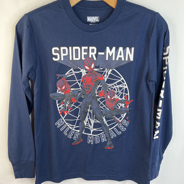 Size 8: Marvel Navy Blue Spider-Man Long Sleeve Shirt NEW w/ Tag