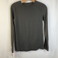 Size 14-16: REI Dark Grey Wool Long Sleeve Shirt