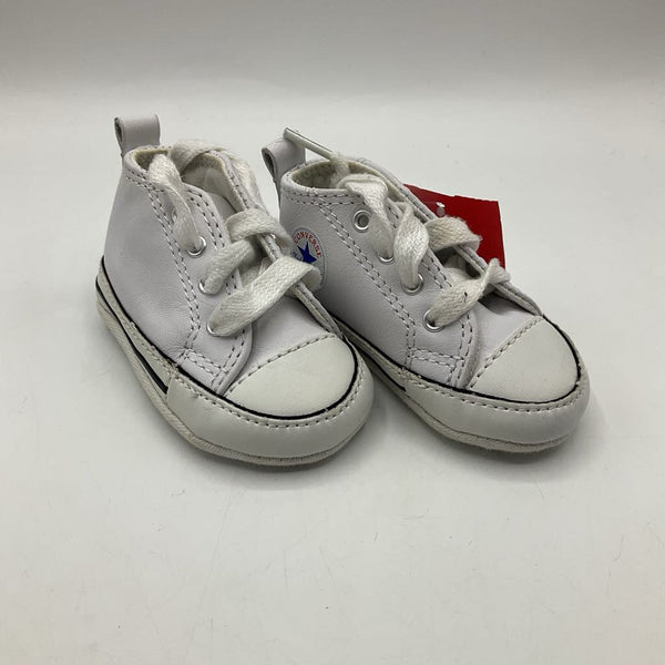 Size 1:Converse All Star White Soft Sole Baby Shoes