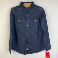 Size XS (4-5):Land's End Blake Shelton Long Sleeve Denim Button Up Shirt