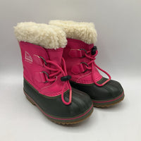 Size 10: Sorel Hot Pink Toggle Winter Boots